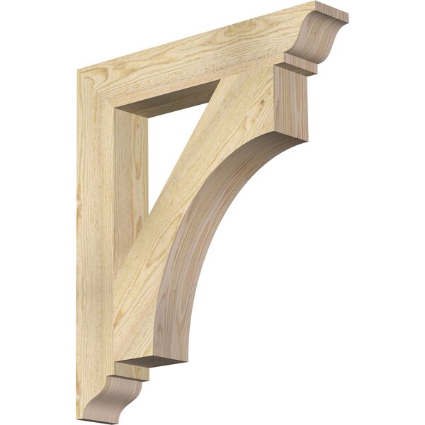 Ekena Millwork Westlake Traditional Rough Sawn Bracket, Douglas Fir, 4"W x 24"D x 28"H BKT04X24X28WTL01RDF - main